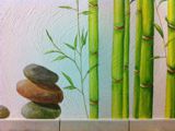 Illustionsmalerei Bambus